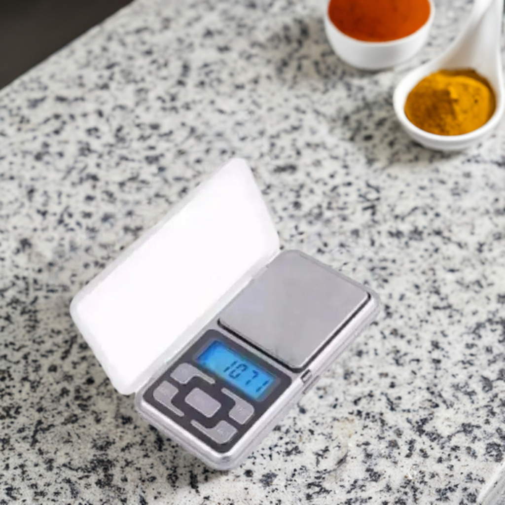 Mini Balança Digital de Bolso - Alta Precisão 01g Até 500g