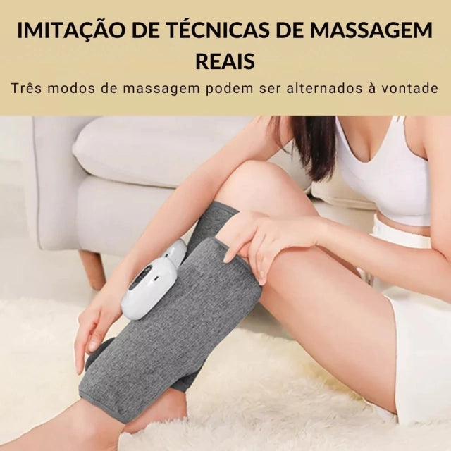 Massageador Elétrico Com Aquecimento Para Perna E Panturrilha