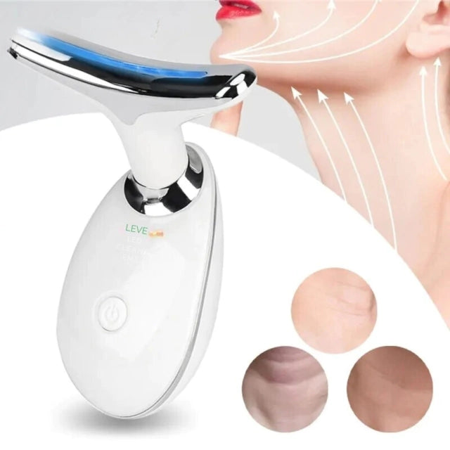 Massageador Facial com Fototerapia Anti-Rugas - Infinita Saúde