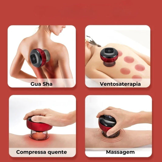Massageador Corporal Elétrico Para Ventosaterapia - Infinita Saúde