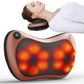 Massageador Almofada, Shiatsu, Rotativa com Infravermelho para Massagem dos Pés, Lombar e Pescoço