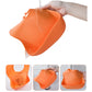 Babador de Silicone para Bebês com Bolso Pega Migalhas e Impermeável